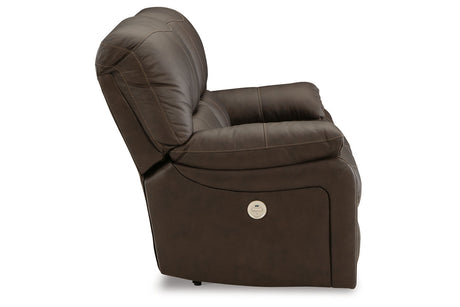 Leesworth Power Reclining Sofa, Loveseat and Recliner from Ashley - Luna Furniture