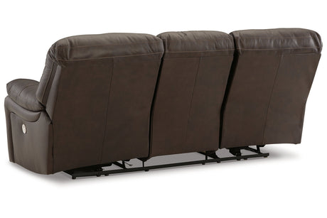 Leesworth Power Reclining Sofa, Loveseat and Recliner from Ashley - Luna Furniture