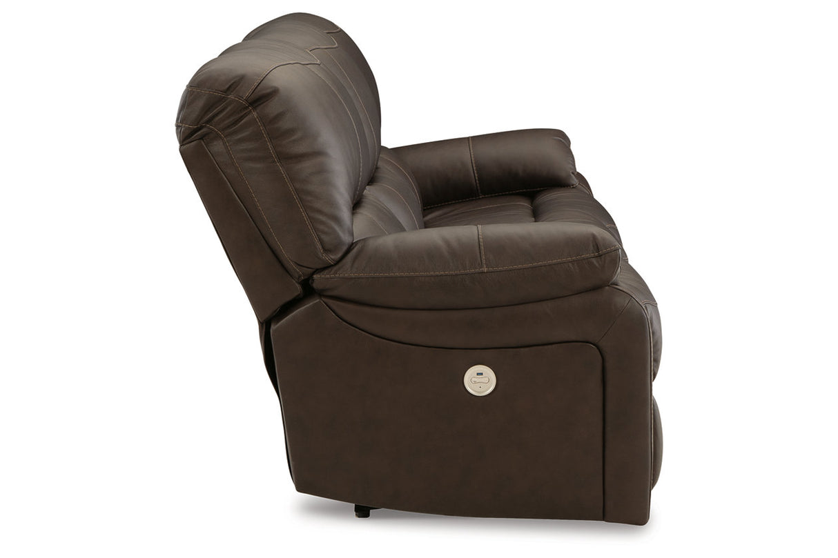 Leesworth Power Reclining Sofa, Loveseat and Recliner from Ashley - Luna Furniture