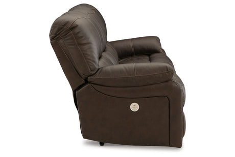 Leesworth Power Reclining Sofa, Loveseat and Recliner from Ashley - Luna Furniture