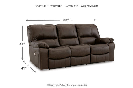 Leesworth Power Reclining Sofa, Loveseat and Recliner from Ashley - Luna Furniture