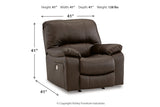 Leesworth Power Reclining Sofa, Loveseat and Recliner from Ashley - Luna Furniture