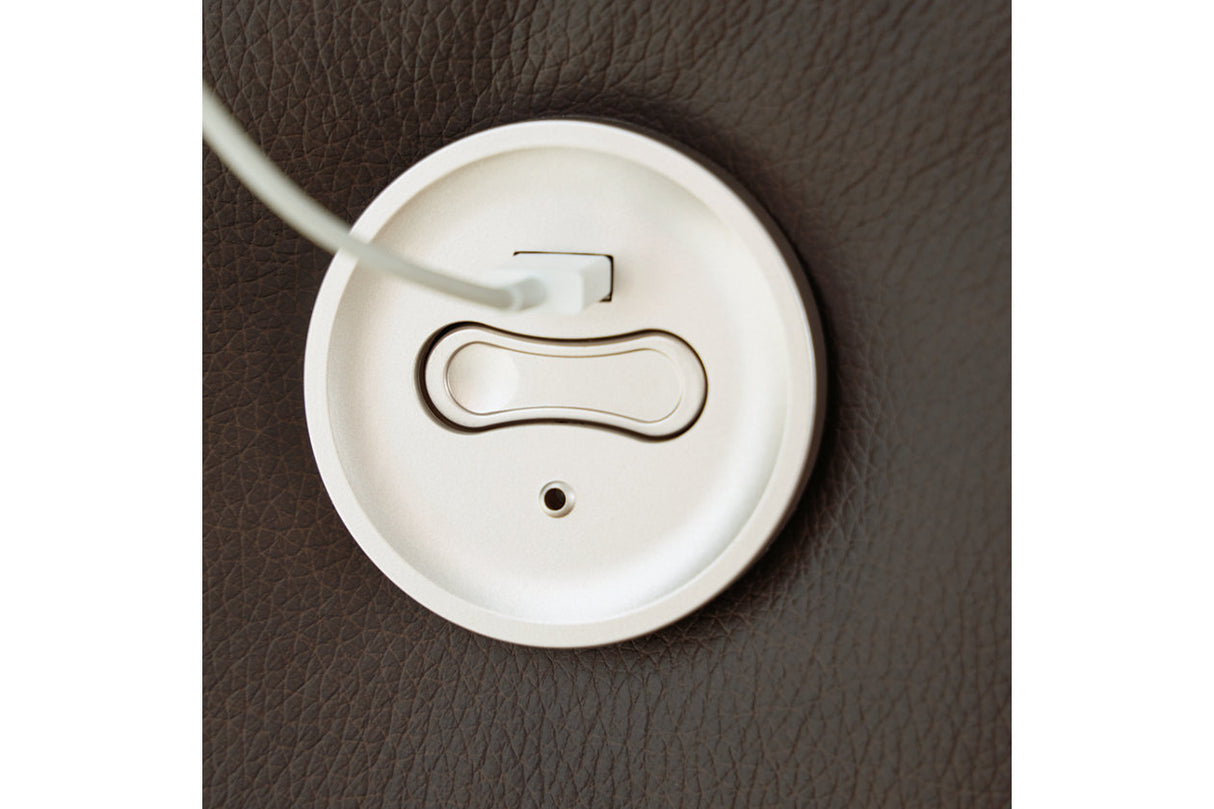 Leesworth Power Reclining Sofa, Loveseat and Recliner from Ashley - Luna Furniture