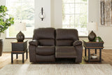 Leesworth Power Reclining Sofa, Loveseat and Recliner from Ashley - Luna Furniture