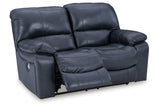 Leesworth Power Reclining Sofa, Loveseat and Recliner from Ashley - Luna Furniture