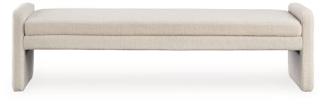 Lembertson Ecru Accent Bench from Ashley - Luna Furniture