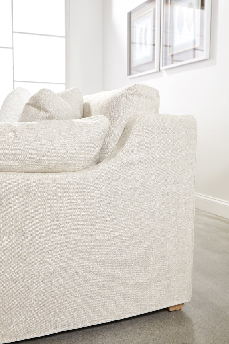 Lena Modular Slipcover 2-seat Right Slope Arm Sofa from Essentials For Living - Luna Furniture