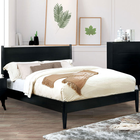 Lennart Black King Bed from Furniture of America - Luna Furniture