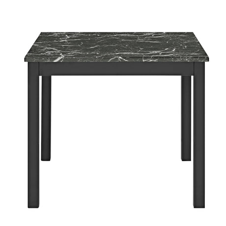 Lennon Black Velvet 5-Piece Counter Height Dining Set from Crown Mark - Luna Furniture