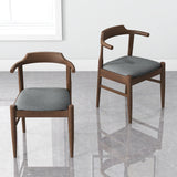 Leon Mid-Century Modern Grey Fabric Dining Chair (Set of 2) from Ashcroft Furniture - Luna Furniture