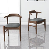 Leon Mid-Century Modern Grey Fabric Dining Chair (Set of 2) from Ashcroft Furniture - Luna Furniture