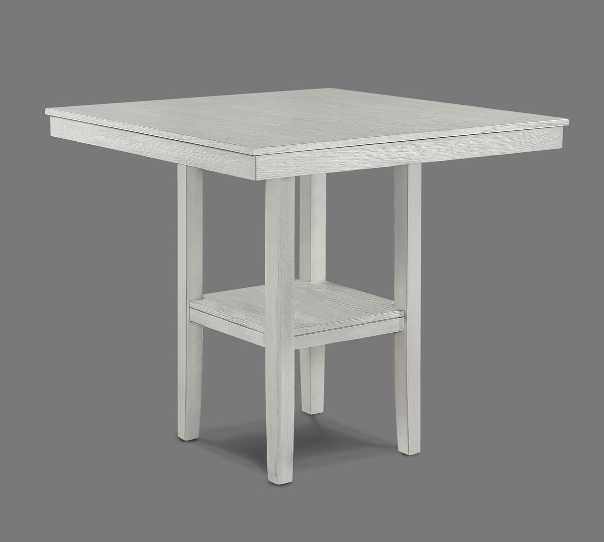 Lester Driftwood 5-Piece Counter Height Set from Crown Mark - Luna Furniture