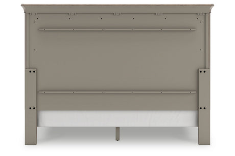Lexorne Gray California King Sleigh Bed from Ashley - Luna Furniture