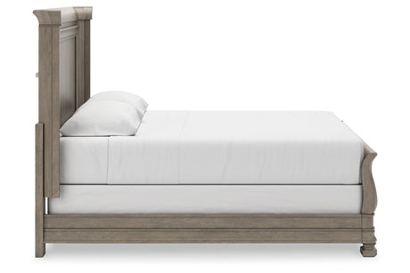 Lexorne Gray California King Sleigh Bed from Ashley - Luna Furniture