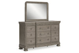 Lexorne Gray Sleigh Bedroom Set from Ashley - Luna Furniture