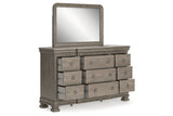 Lexorne Gray Sleigh Bedroom Set from Ashley - Luna Furniture