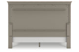 Lexorne Gray King Sleigh Bed from Ashley - Luna Furniture