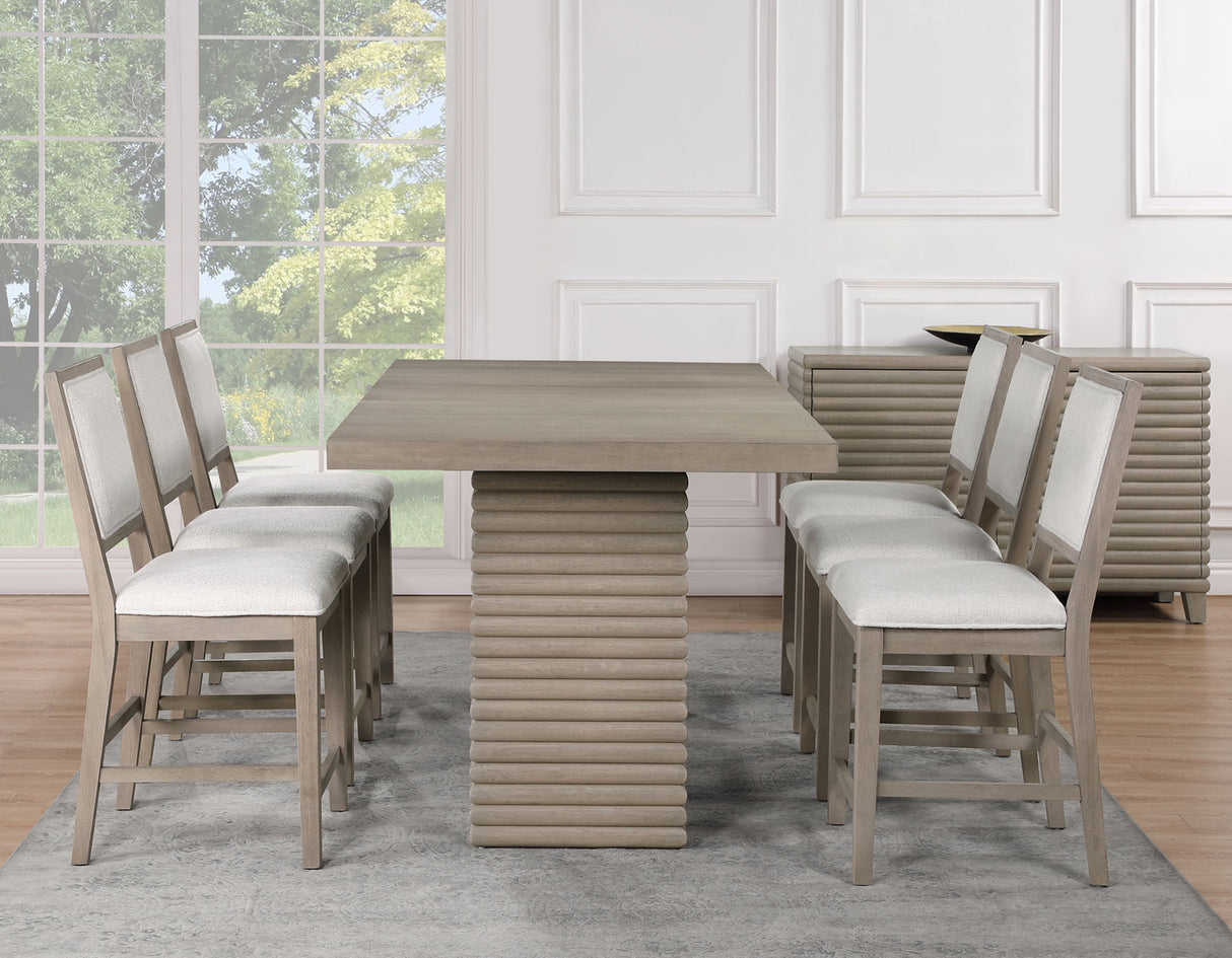 Lily 60-78″ Counter Table w/18″ Leaf from Steve Silver - Luna Furniture
