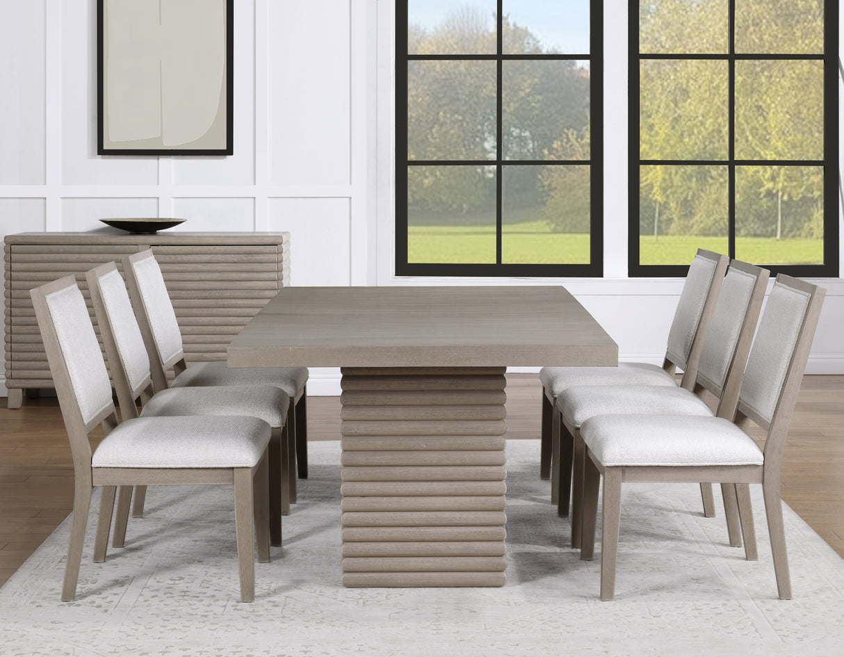 Lily 60-78″ Dining Table w/18-inch Leaf from Steve Silver - Luna Furniture