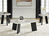 Lilyberg Gray/Black Table (Set of 3) from Ashley Furniture - Luna Furniture