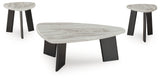 Lilyberg Gray/Black Table (Set of 3) from Ashley Furniture - Luna Furniture
