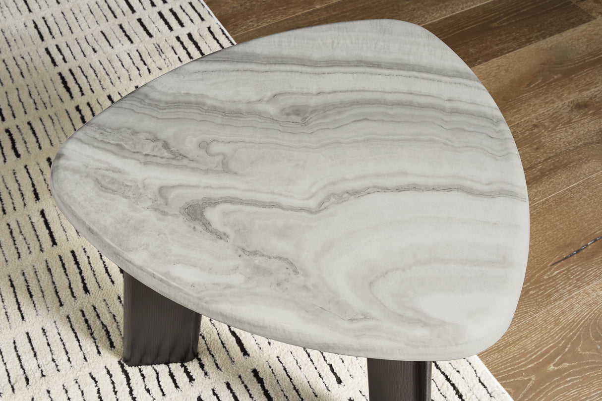 Lilyberg Gray/Black Table (Set of 3) from Ashley Furniture - Luna Furniture