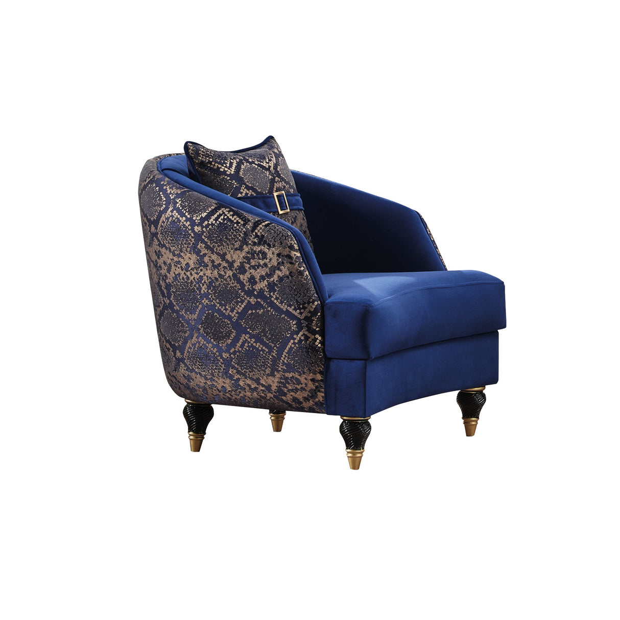 Lima Chair in Blue from Furnia - Luna Furniture