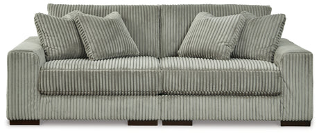 Lindyn Fog 2-Piece Sectional Sofa and Oversized Swivel Accent Chair from Ashley Furniture - Luna Furniture