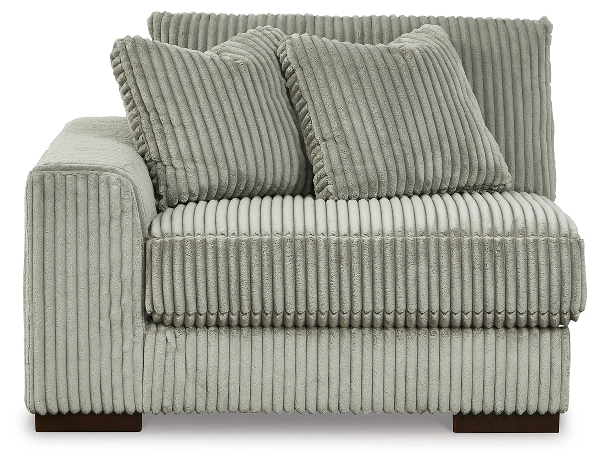 Lindyn Fog 2-Piece Sectional Sofa and Oversized Swivel Accent Chair from Ashley - Luna Furniture