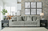 Lindyn Fog 2-Piece Sectional Sofa and Oversized Swivel Accent Chair from Ashley - Luna Furniture