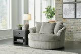 Lindyn Fog 2-Piece Sectional Sofa and Oversized Swivel Accent Chair from Ashley - Luna Furniture