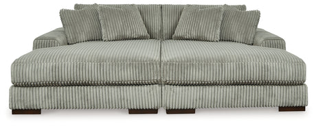 Lindyn Fog 2-Piece Super Chaise from Ashley - Luna Furniture