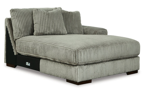 Lindyn Fog 3-Piece Sectional and Chair from Ashley - Luna Furniture