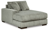Lindyn Fog 3-Piece Sectional with Double Chaise from Ashley - Luna Furniture