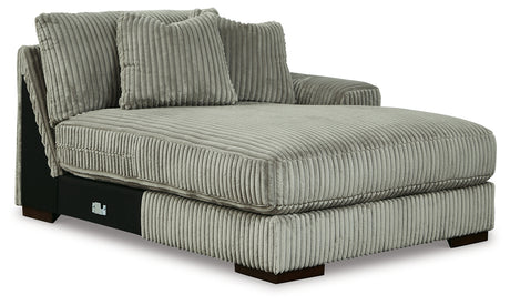 Lindyn Fog 3-Piece Sectional with Double Chaise from Ashley - Luna Furniture