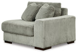 Lindyn Fog 3-Piece Sectional with Ottoman from Ashley Furniture - Luna Furniture