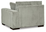 Lindyn Fog 3-Piece Sectional with Ottoman from Ashley Furniture - Luna Furniture
