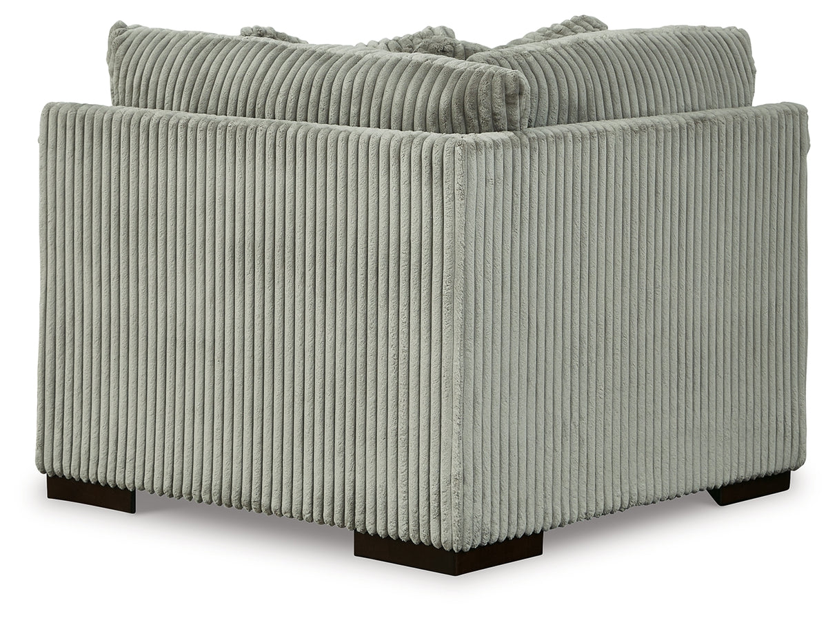 Lindyn Fog 4-Piece Sectional and Ottoman from Ashley - Luna Furniture
