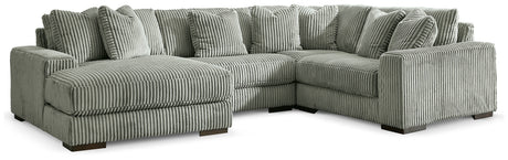 Lindyn Fog 4-Piece Sectionals with Chair from Ashley Furniture - Luna Furniture