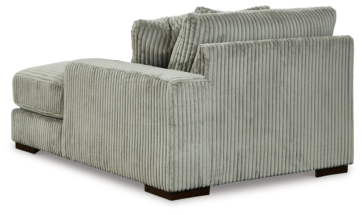 Lindyn Fog 5-Piece Sectional with Ottoman from Ashley Furniture - Luna Furniture