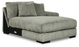 Lindyn Fog 5-Piece Sectional with Ottoman from Ashley Furniture - Luna Furniture