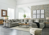 Lindyn Fog 6-Piece Sectional with Chaise from Ashley Furniture - Luna Furniture