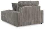 Lindyn Fog Chaise from Ashley - Luna Furniture