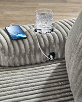 Lindyn Fog Chaise from Ashley - Luna Furniture