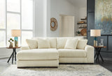 Lindyn Ivory 2-Piece Sectional with Ottoman from Ashley - Luna Furniture