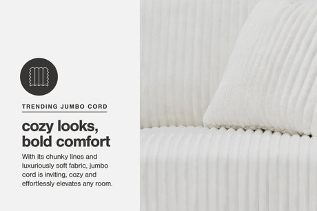 Lindyn Ivory 2-Piece Super Chaise from Ashley - Luna Furniture