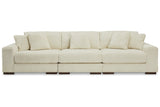 Lindyn Ivory 3-Piece Sectional Sofa from Ashley - Luna Furniture