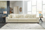 Lindyn Ivory 3-Piece Sectional Sofa from Ashley - Luna Furniture
