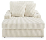 Lindyn Ivory Chaise from Ashley Furniture - Luna Furniture