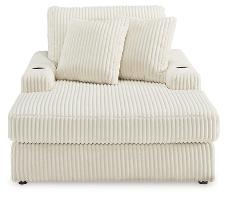 Lindyn Ivory Chaise from Ashley - Luna Furniture